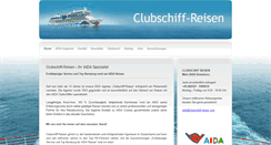 Desktop Screenshot of clubschiff-reisen.com